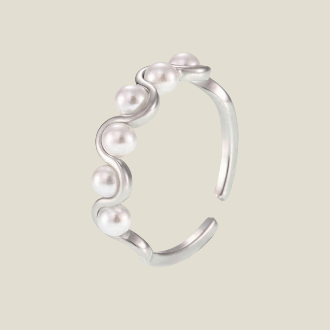 Pearl Wave Ring