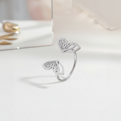 Butterfly Wings Open Ring