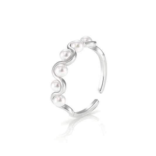Pearl Wave Ring