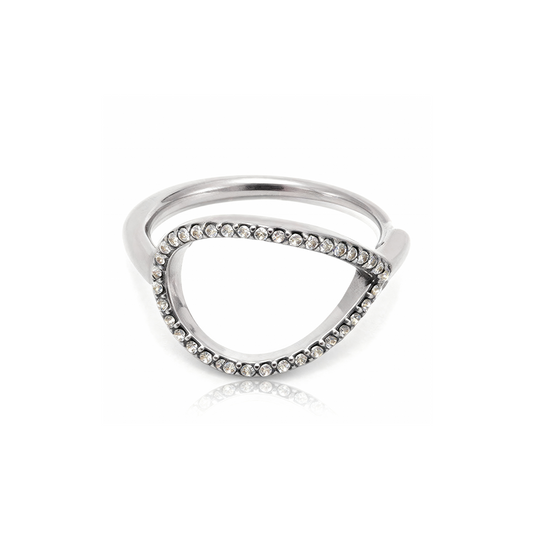 Teardrop Crystal Ring
