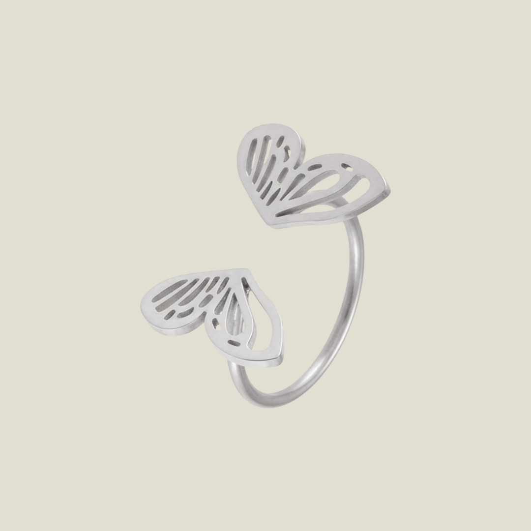 Butterfly Wings Open Ring
