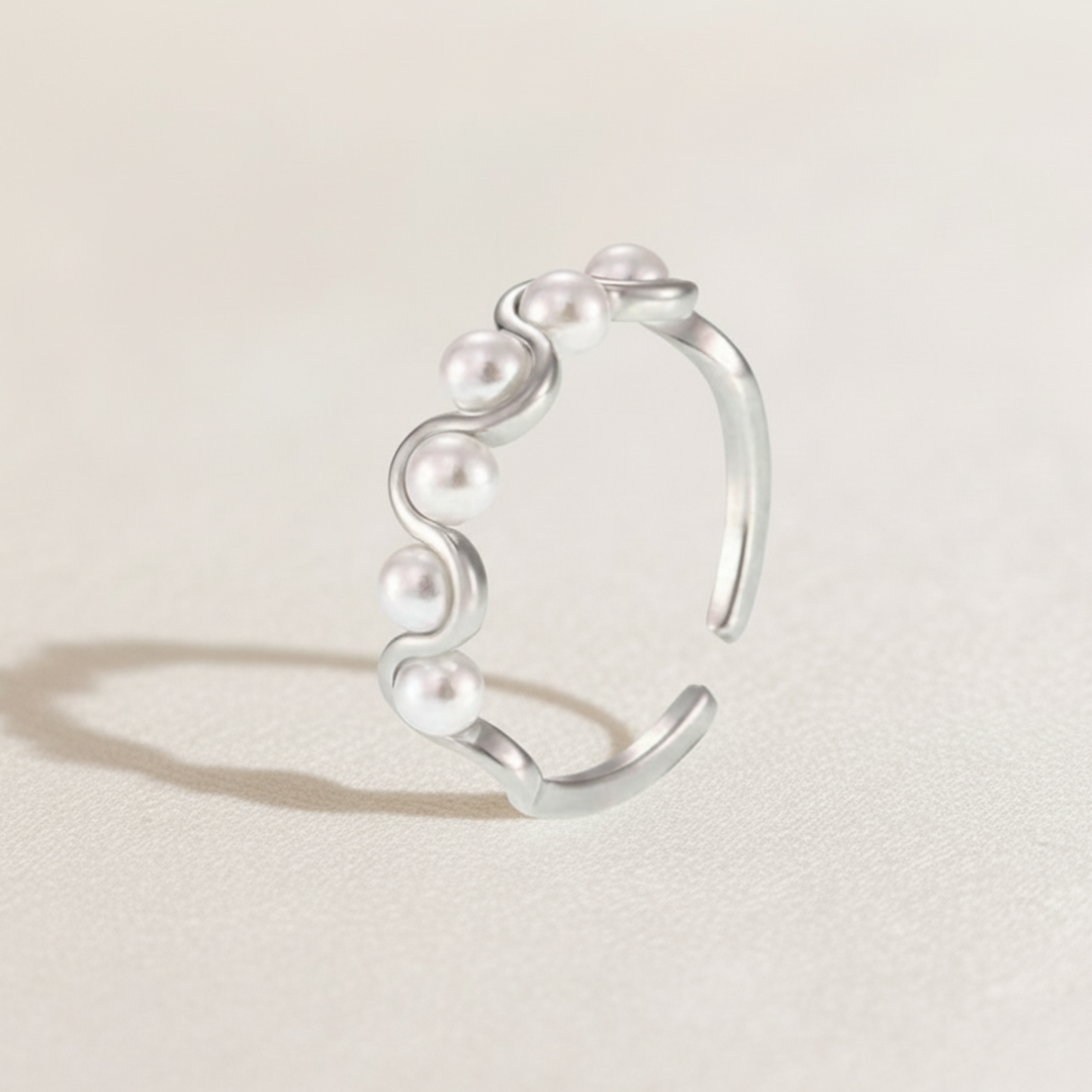 Pearl Wave Ring